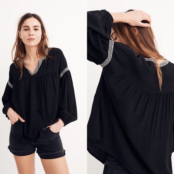 Madewell Tops - Madewell Blouson Sleeve Top
